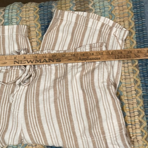 Linen pant, striped, size XL - Picture 2 of 6